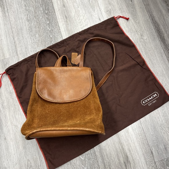 Vintage Coach Brown Berkley Convertible Backpack E6B-9016 - Picture 14 of 15